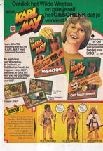 Retro reclame 1977 Mattel Karl May Old Shatterhand pop, Verzamelen, Overige typen, Ophalen of Verzenden