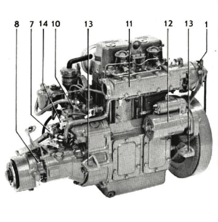 Volvo Penta MD11c/ MD2b ruilmotor (inclusief uit en bouw), Watersport en Boten, Buiten- en Binnenboordmotoren, Zo goed als nieuw