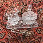Setje suiker en melk , kristal, Antiek en Kunst, Antiek | Glas en Kristal, Ophalen of Verzenden