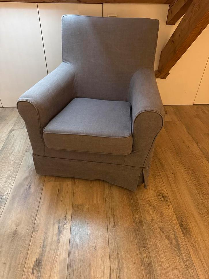 Ikea Stoel met Wasbare Hoes - 65x70cm, Huis en Inrichting, Fauteuils, Gebruikt, Stof, 50 tot 75 cm, Minder dan 75 cm, Ophalen
