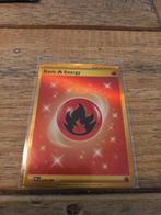 Pokemon gold fire energy, Ophalen of Verzenden, Nieuw, Losse kaart, Foil