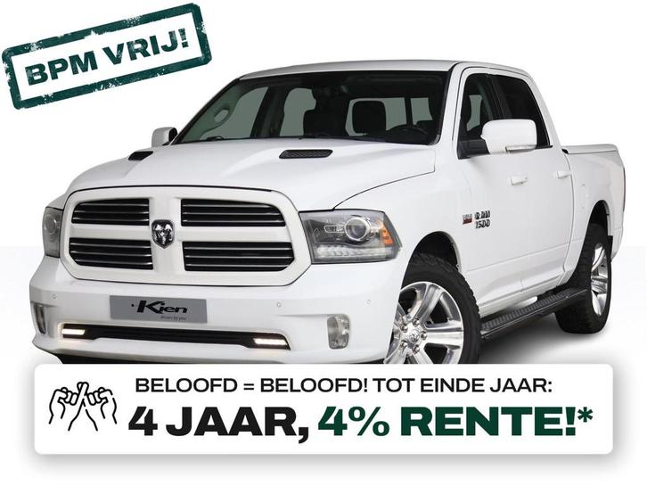 Dodge Ram 1500 5.7 V8 4x4 Crew Cab 5'7 Laramie | Fiscaal €, Auto's, Dodge, Bedrijf, Te koop, RAM 1500, 4x4, ABS, Achteruitrijcamera