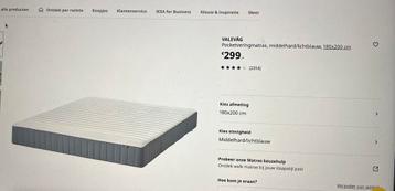 Ikea Matras 180*200 - afbeelding 3