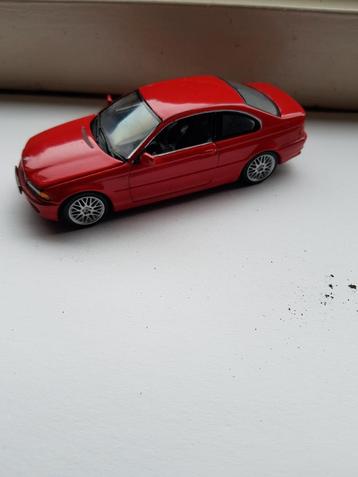 MiniChamps BMW 3 Serie Coupé - Rood beschikbaar voor biedingen