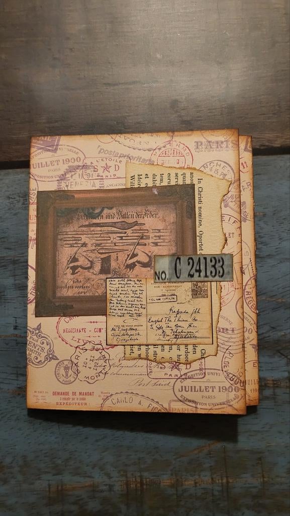 Folio met Ephemera, Hobby en Vrije tijd, Ophalen of Verzenden, Gebruikt, Papier of Karton, Overige merken