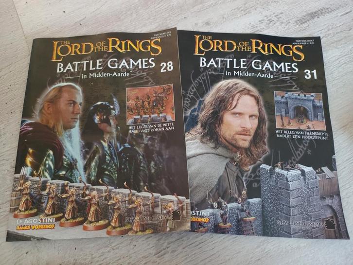 Lord of the Rings Battle Games - Nummers 28 & 31, Hobby en Vrije tijd, Cursusmateriaal, Gebruikt, Overige typen, Boek, Ophalen of Verzenden