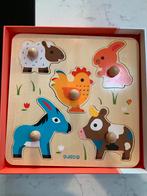 Houten puzzel djeco, Ophalen, Minder dan 10 stukjes, Zo goed als nieuw, 6 maanden tot 2 jaar