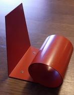 Rode metalen vintage retro boekensteun rol, Huis en Inrichting, Ophalen of Verzenden, Gebruikt