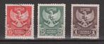 Nr 64 - 66 geb Proclamatie Republiek 1951 ; Indonesie 10% CW, Verzenden, Gestempeld, Zuidoost-Azië