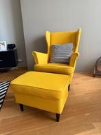 IKEA Armchair + Ottoman (fauteuil + hocker), Ophalen, Minder dan 50 cm, Gebruikt, IKEA Strandmon