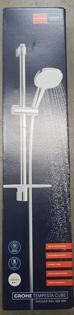 Grohe Tempesta Cube Glijstangcombinatie (600mm), Nieuw!, Ophalen of Verzenden, Nieuw, Chroom, Douche