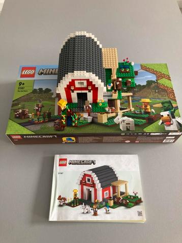 Lego 21187 Minecraft - De rode schuur beschikbaar voor biedingen