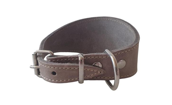 JACK AND VANILLA Whippet Halsband Grijs Nek 28-33 cm -40%!!!, Dieren en Toebehoren, Hondenhalsbanden en Penningen, Nieuw, Handgemaakt