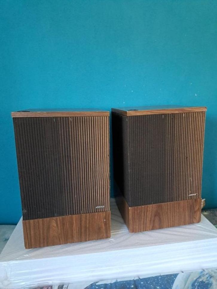 Bose - 501 Luidspreker 2 keer links, Audio, Tv en Foto, Luidsprekers, Gebruikt, Front, Rear of Stereo speakers, 120 watt of meer