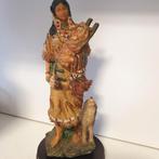 BEELD INDIAANSE, Verzamelen, Beelden en Beeldjes, Ophalen of Verzenden, Gebruikt, Mens