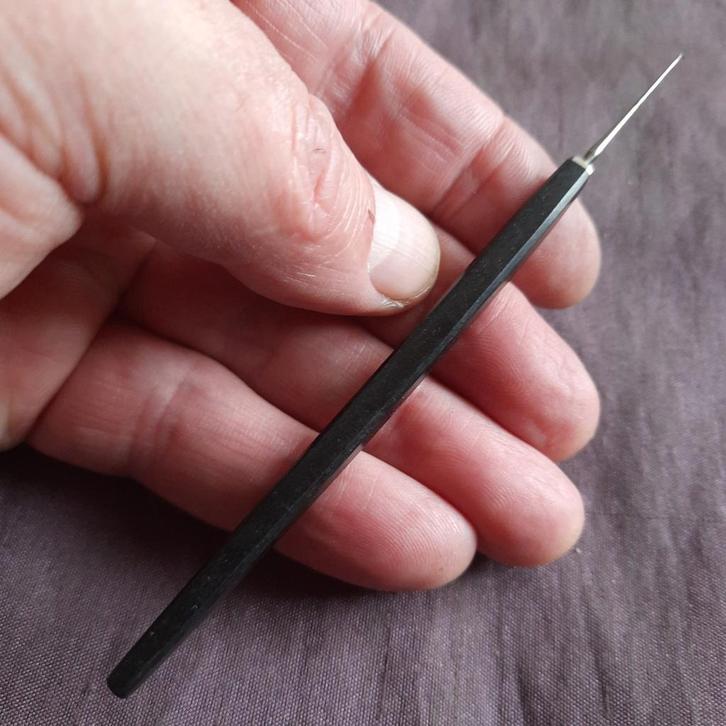 Antieke Naald Oliegever of Medisch Zwart Hout, Antiek en Kunst, Antiek | Gereedschap en Instrumenten, Verzenden