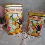 2 Nostalgische Droste cacao blikjes, Ophalen of Verzenden, Gebruikt, Overige, Droste