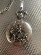 Ketting klokje, Ophalen of Verzenden, Zo goed als nieuw, Zilver, Overige materialen