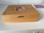 Houten Theedoos met 6 Vakken, Huis en Inrichting, Ophalen of Verzenden, Gebruikt, Overige houtsoorten, Minder dan 50 cm