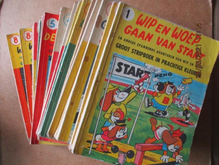 adv4712 wip en woep, Boeken, Stripboeken, Gelezen, Ophalen