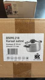 Nieuwe kookpan BK karaat 18cm, Ophalen, Nieuw, Rvs, Kookpan of Snelkookpan