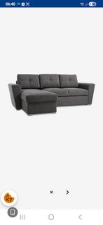 Bank/ slaapbank/ chaise lounge/ opbergruimte, Huis en Inrichting, Banken | Bankstellen, Ophalen, Zo goed als nieuw, Stof