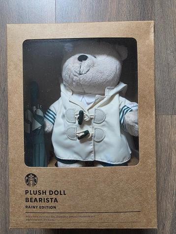  Starbucks Korea X Hunter 2024 Rainy Bearista Plush Doll beschikbaar voor biedingen