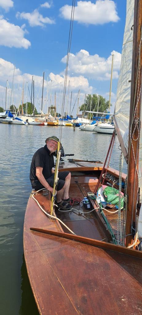 Topklasse te koop klus boot, Watersport en Boten, Open zeilboten, Gebruikt, Overige typen, 3 tot 6 meter, Hout, Buitenboordmotor