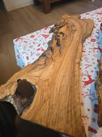 Handgemaakte serveerplanken van olijfhout, Ophalen of Verzenden, Nieuw, Rond, Hout