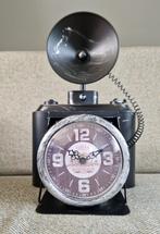 Nostalgische en decoratieve klok als camera model ZGAN, Ophalen of Verzenden, Zo goed als nieuw, Analoog, Wekker of Tafelklok