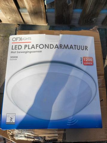 LED Plafondlamp met Bewegingssensor - Nieuw! beschikbaar voor biedingen