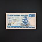 2 dollar Zimbabwe #008, Verzenden, Zimbabwe, Los biljet