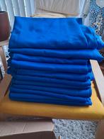 12 blauwe overgordijnen, Huis en Inrichting, Stoffering | Gordijnen en Lamellen, Gebruikt, 100 tot 150 cm, Ophalen of Verzenden