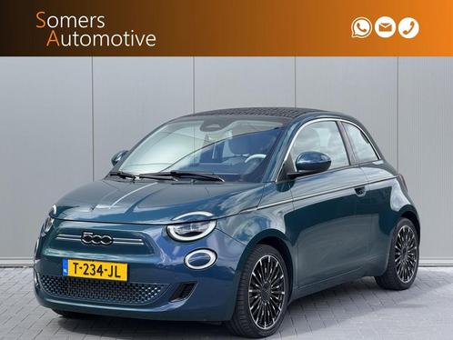 Fiat 500E Cabrio La Prima 42 kWh | Leder | Adaptive Cruise |, Auto's, Fiat, Bedrijf, Te koop, 500E, ABS, Achteruitrijcamera, Adaptive Cruise Control