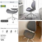 Office chair/ IKEA Hattefjall Draaistoel, Huis en Inrichting, Bureaustoelen, Ophalen, Ergonomisch, Zo goed als nieuw, Grijs