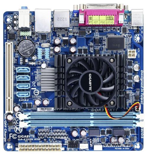 Gigabyte GA-E350N WIN8 CPU onboard, Computers en Software, Moederborden, Gebruikt, DDR3, Verzenden