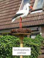 ooievaar op nest baby geboren ooievaarsnest geboortebord, Ophalen, Nieuw, Geboortebord
