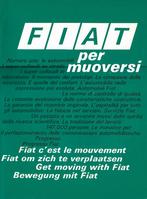 Fiat folder incl de Dino 1968, Boeken, Ophalen of Verzenden, Zo goed als nieuw, Overige merken