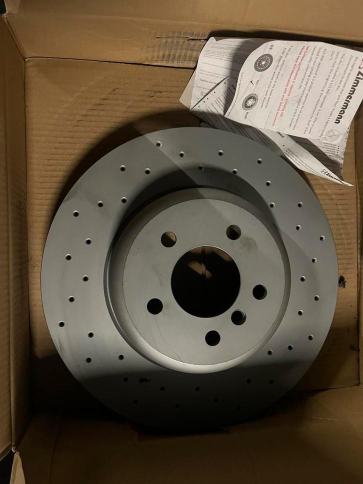 Zimmermann remschijven nieuw Past op F10 F11 F12 F06 F13, Auto-onderdelen, Remmen en Aandrijving, BMW, Universele onderdelen, Nieuw
