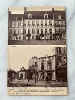 Wo1: Ypres toen en nu, Ophalen of Verzenden, Landmacht, Nederland, Foto of Poster