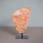 Oranje Calciet op Standaard, Ophalen of Verzenden, Mineraal