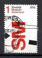 gestempelde zegel. Jaar 2012: Stedelijk museum, Postzegels en Munten, Postzegels | Nederland, Ophalen of Verzenden, Na 1940, Gestempeld