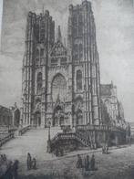 Antieke kathedraal Sint-Michiel Sint-Goedele Brussel MOGGIES, Ophalen of Verzenden