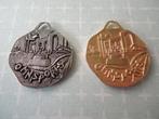 2 medailles, Omnisports Club Med Frankrijk 1989, Verzenden, Overige materialen, Buitenland