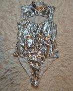 Zilveren lakbody maat l, Verzenden, BH