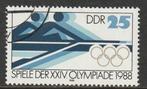 DDR 1988 3186 Olympiade Roeien, Gest, Ophalen of Verzenden, DDR, Gestempeld