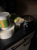 Wax set voor ontharing - pot is nieuw !, Gehele gezicht, Geel, Nieuw, Ophalen of Verzenden