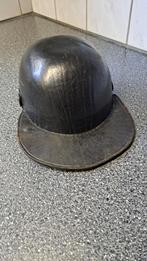 Oude leren mijnwerkershelm, Ophalen of Verzenden, Heren, Onbekend