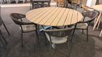 Te koop: 4-persoons tuinset stapelbaar (polywood, rope), Tuin en Terras, Tuinsets en Loungesets, Ophalen, Zo goed als nieuw, Tuinset