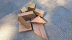 hardhouten blokken(resthout), Doe-het-zelf en Verbouw, Kozijnen en Schuifpuien, Ophalen, Gebruikt, Hout, Overige typen